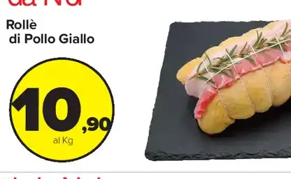 Rollè di pollo giallo