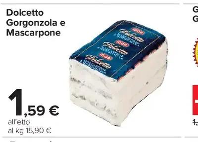 Dolcetto gorgonzola e mascarpone