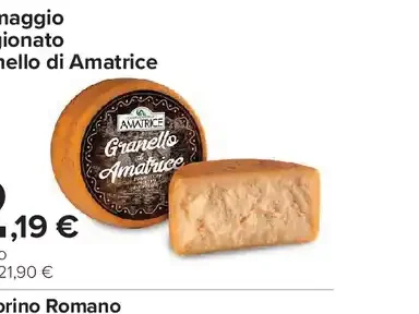Formaggio stagionato Granello di Amatrice