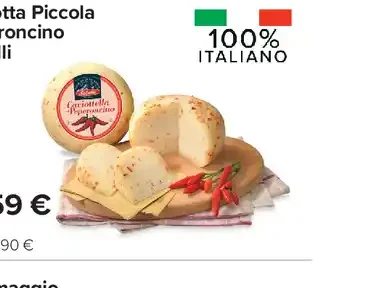 Caciotta piccola peperoncino Sabelli