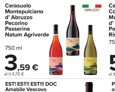 Vino abruzzese assortito