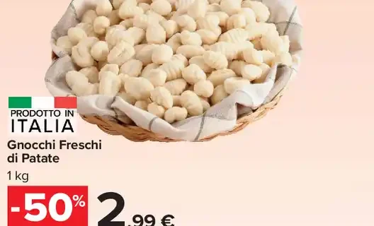 Gnocchi freschi di patate