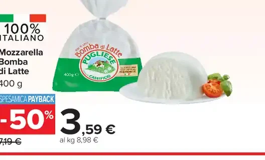 Mozzarella bomba di latte