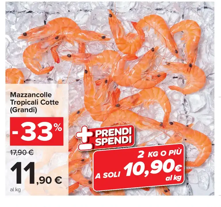 Mazzancolle Tropicali Cotte (Grandi)
