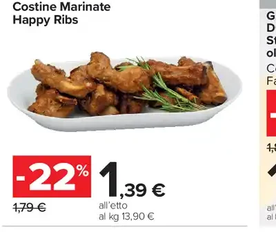 Costine Marinate Happy Ribs