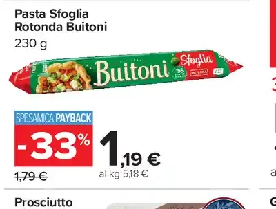 Pasta sfoglia rotonda Buitoni