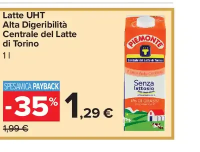 Latte UHT Alta Digeribilità Centrale del Latte di Torino