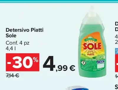 Detersivo Piatti Sole