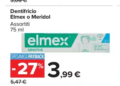 Dentifricio Elmex o Meridol