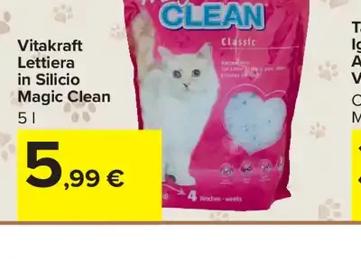 Lettiera in Silicio Magic Clean