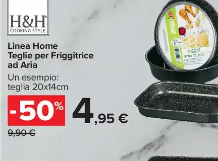 Linea Home Teglie per Friggitrice ad Aria