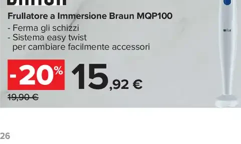 Frullatore a immersione MQP100