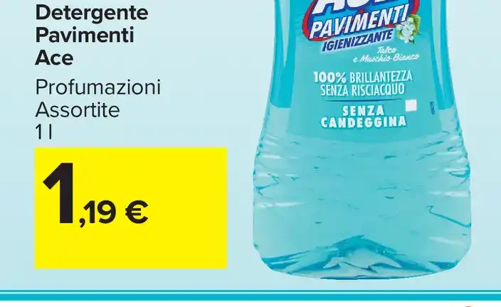 Detergente pavimenti Ace