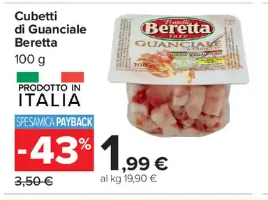 Cubetti di Guanciale Beretta