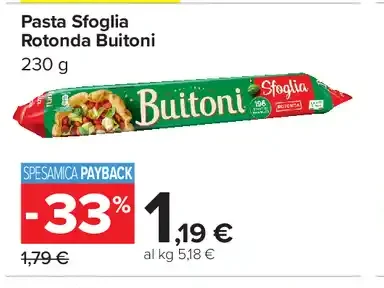 Pasta Sfoglia Rotonda Buitoni