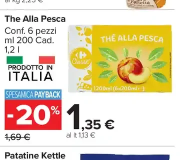 Tè alla pesca