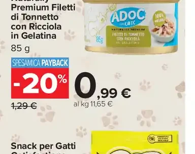 Alimento umido per gatti ADOC