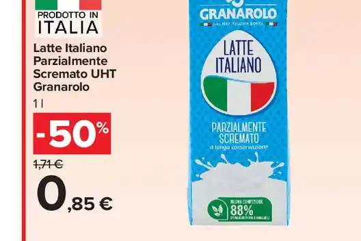Latte Italiano Parzialmente Scremato UHT