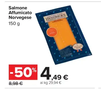 Salmone affumicato norvegese