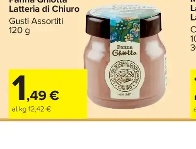 Panna Ghiotta Latteria di Chiuro