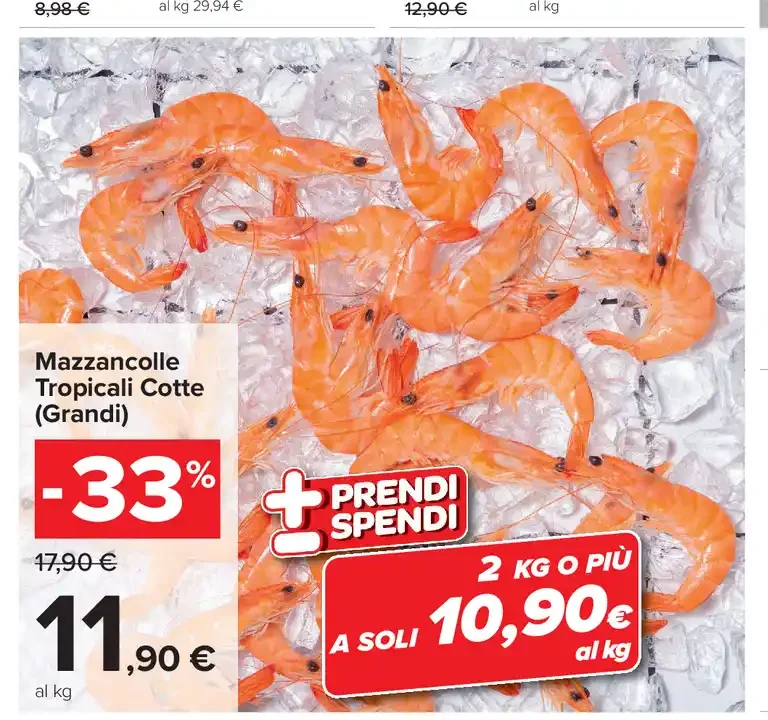 Mazzancolle Tropicali Cotte (Grandi)