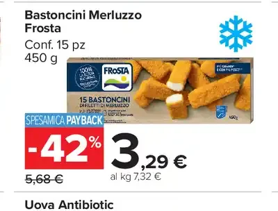 Bastoncini merluzzo Frosta
