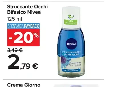 Struccante occhi bifasico Nivea