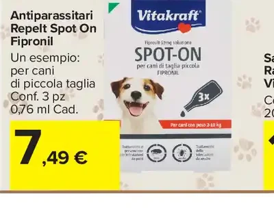 Antiparassitari Repelt Spot On Fipronil