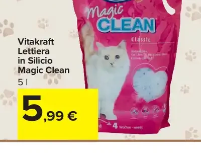 Lettiera in silicio Magic Clean