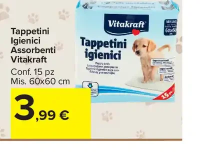 Tappetini igienici assorbenti Vitakraft