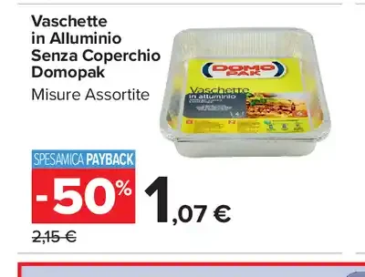 Vaschette in alluminio