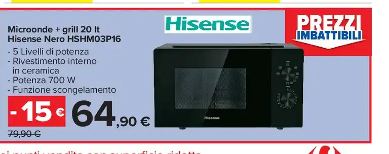 Microonde con grill Hisense