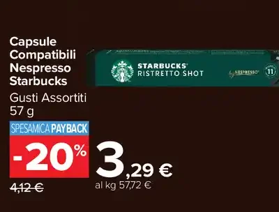 Capsule compatibili Nespresso Starbucks