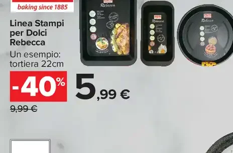 Linea Stampi per Dolci Rebecca
