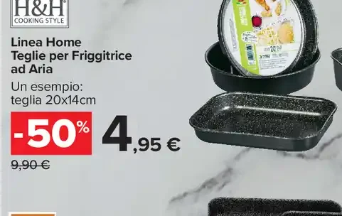 Linea Home Teglie per Friggitrice ad Aria