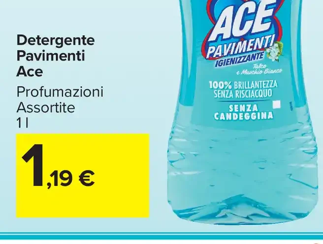 Detergente pavimenti Ace