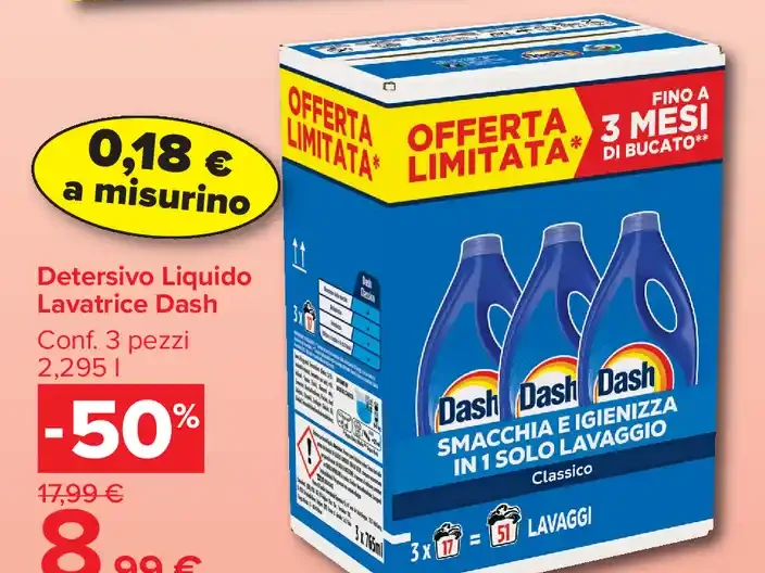Detersivo liquido lavatrice