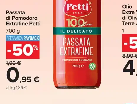 Passata di pomodoro extrafine Petti