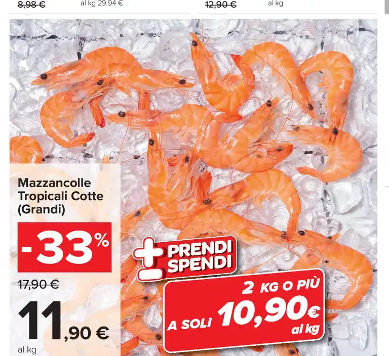 Mazzancolle Tropicali Cotte (Grandi)