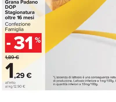 Grana Padano DOP Stagionatura oltre 16 mesi