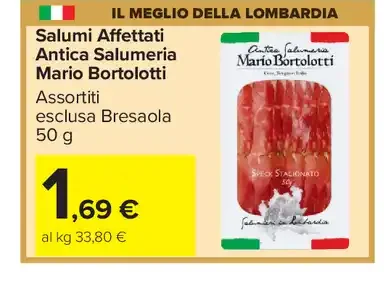Salumi affettati Mario Bortolotti