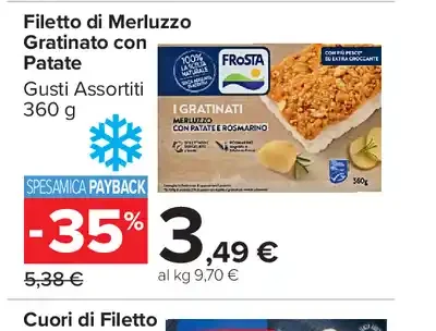 Filetto di merluzzo gratinato Frosta