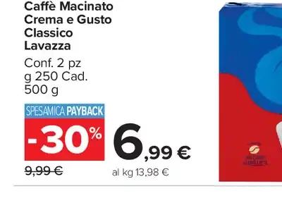 Caffè macinato Crema e Gusto Lavazza