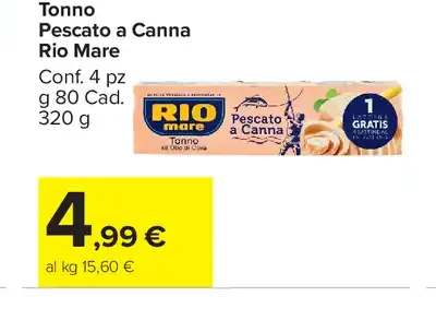 Tonno pescato a canna Rio Mare