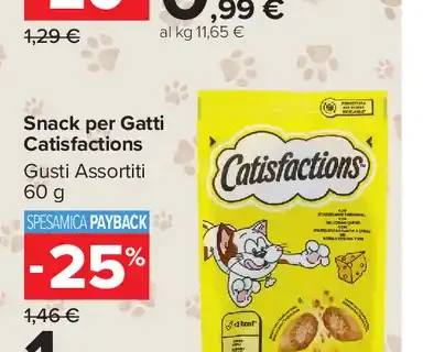 Snack per gatti Catisfactions