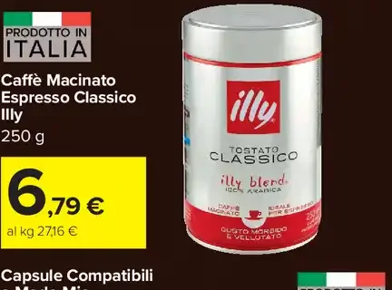 Caffè macinato Espresso Classico Illy