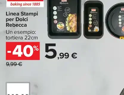 Linea Stampi per Dolci Rebecca