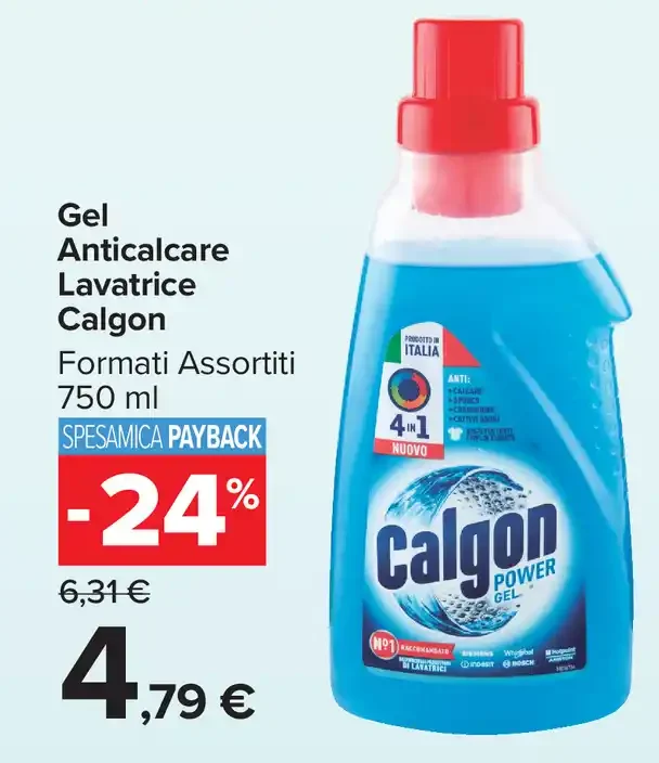 Gel anticalcare lavatrice Calgon