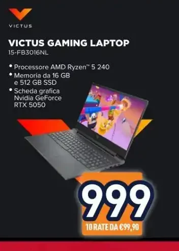 Victus Gaming Laptop 15-FB316NL