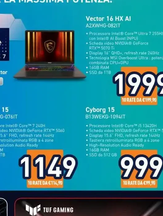 MSI Vector 16 HX AI